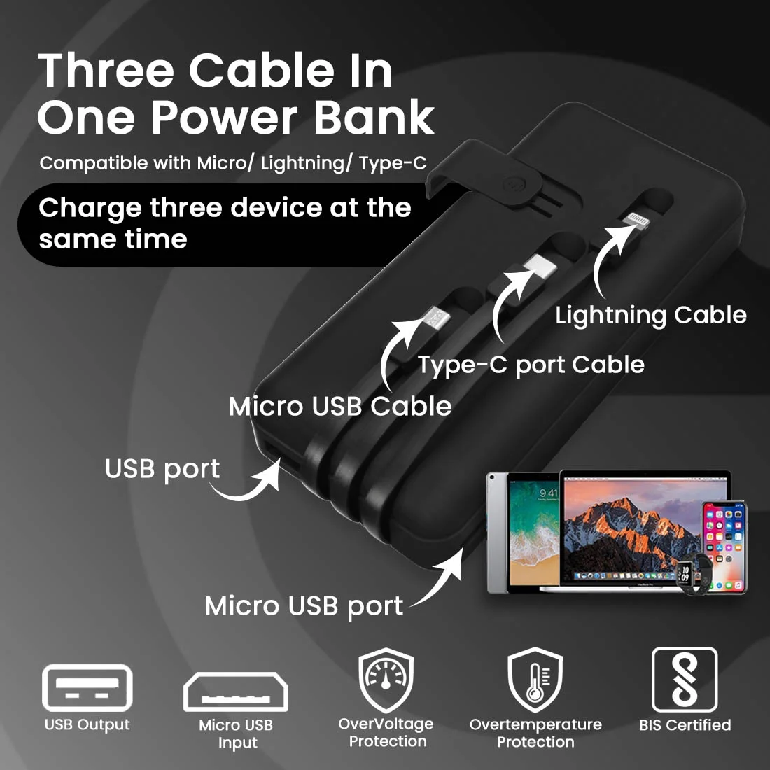 EVM Power Bank 20000 mAh (P0101) view 3